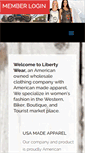 Mobile Screenshot of liberty-wear.com